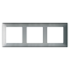 Valena LIFE Сталь Рамка 3-ая  754153  Legrand