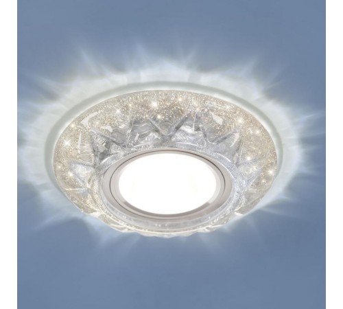 Светильник точечный встраиваемый 7249 MR16 SL серебряный блеск  a032804  Elektrostandard