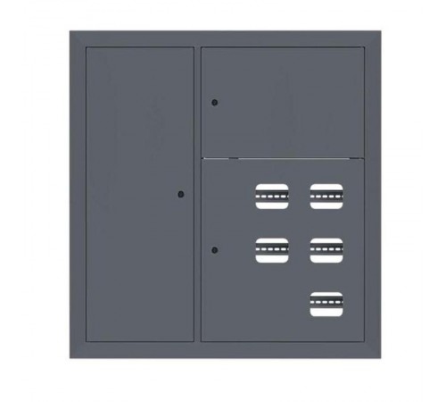 Щит этажный 5 кв. слаботочка слева RAL7024 (1000х950х150)  PROxima mb29-v-5z-ral7024 EKF