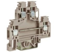 DAS.4(Ex)i, 2х уровневый проходной зажим синий 4 кв.мм  ZDS200  DKC