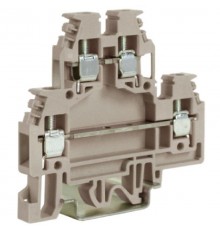 DAS.4(Ex)i, 2х уровневый проходной зажим синий 4 кв.мм  ZDS200  DKC