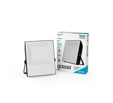 Прожектор светодиодный LED EVO 100W 10000 lm IP65 6500К, IK07, черный 1/6  687511100  Gauss