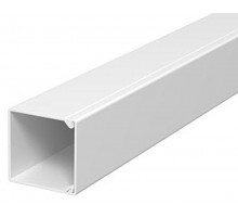 Мини-канал WDK с крышкой 25x25x2000 мм (высота борта 26 мм, крышка 25 мм, скотч) ПВХ белый RAL 9010  6027372  OBO Bettermann