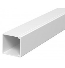 Мини-канал WDK с крышкой 25x25x2000 мм (высота борта 26 мм, крышка 25 мм, скотч) ПВХ белый RAL 9010  6027372  OBO Bettermann