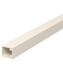 Мини-канал WDK с крышкой 15x15x2000 мм (высота борта 15 мм, крышка 15 мм) ПВХ кремовый RAL 9001  6024963  OBO Bettermann