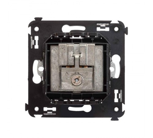 Розетка TV-FM-SAT в стену, "Avanti", "Черный матовый"  4412533  DKC