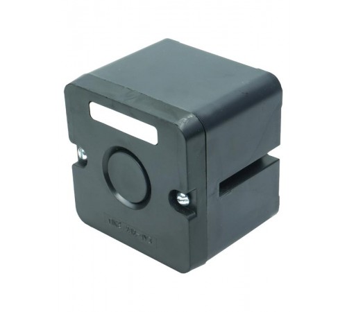 ПКЕ 212-1 У3, 10А, 660В, 1 элемент, чёрный цилиндр, накладной, IP40, пост управления (ЭТ)  ET519067  Электротехник