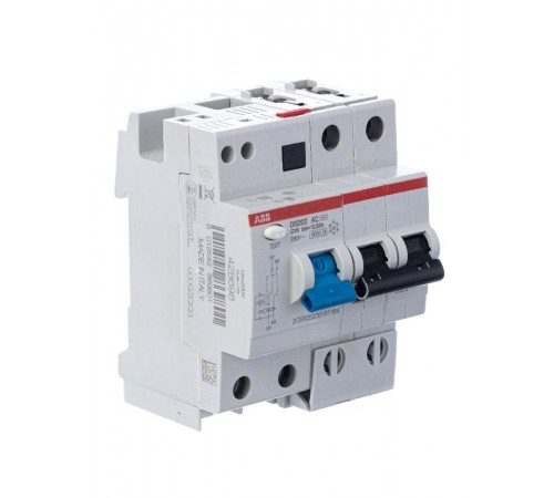 Автоматический выключатель дифференциального тока DS202 2п 16А C 30мА тип AC (4 мод)  2CSR252001R1164  ABB