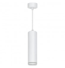 Светильник потолочный на подвесе MR16 35W 230V, белый D55*H200 ML1708 Barrel LUNA  48081  FERON
