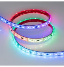 Светодиодная лента герметичная DMX-PFS-B60-12mm 12V RGB-PX3 (14 W/m, IP68, 5060, 5m) (Arlight, бегущий огонь)  039175  Arlight