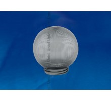 Рассеиватель для садово-паркового светильника UFP-P150A SMOKE шар сфера призма с насечками D=150мм  08087  Uniel