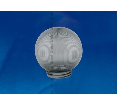 Рассеиватель для садово-паркового светильника UFP-P150A SMOKE шар сфера призма с насечками D=150мм  08087  Uniel