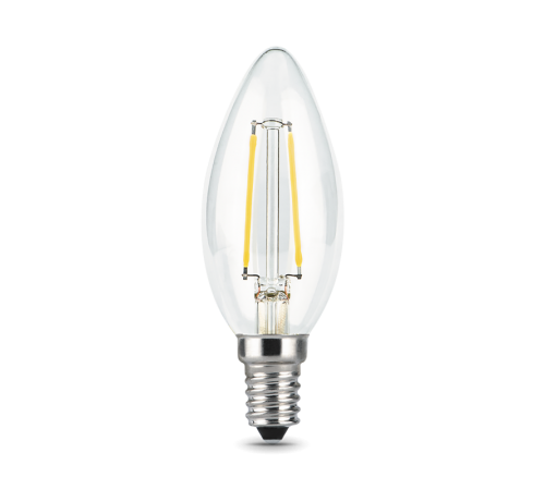 Лампа светодиодная LED 9Вт E14 4100K Filament Candle (Свеча)  103801209  Gauss
