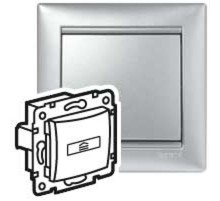 Valena Алюминий Выключатель карточный  770234  Legrand
