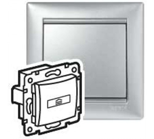 Valena Алюминий Выключатель карточный  770234  Legrand