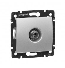 Valena Алюминий Розетка TV единственная 1,5 дБ  770129  Legrand