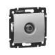 Valena Алюминий Розетка TV единственная 1,5 дБ  770129  Legrand