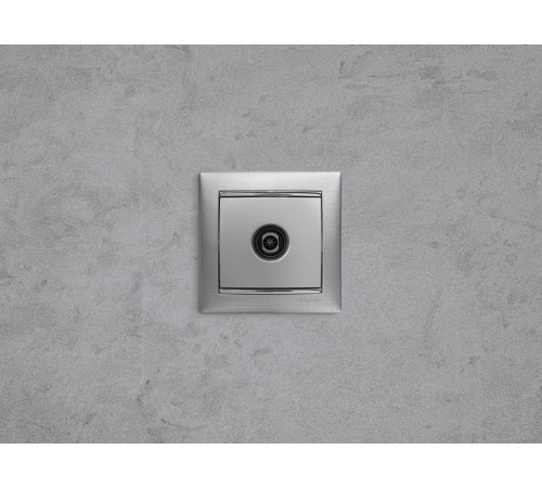 Valena Алюминий Розетка TV единственная 1,5 дБ  770129  Legrand