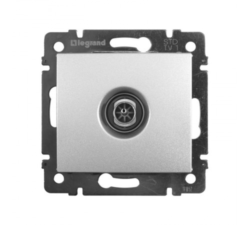 Valena Алюминий Розетка TV единственная 1,5 дБ  770129  Legrand