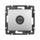 Valena Алюминий Розетка TV единственная 1,5 дБ  770129  Legrand