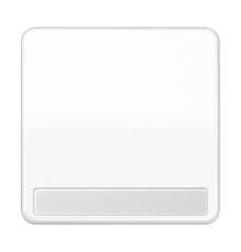 Клавиша для выключателя с полем для надписи; белая  CD590NAWW  Jung