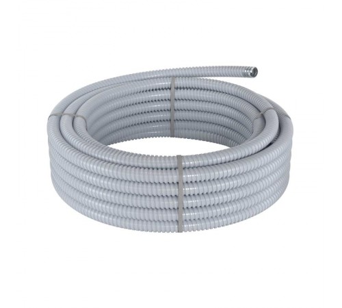 Металлорукав DN 15мм в ПВХ изоляции, Dвн 15,5 мм, Dнар 19,5, 50 м, цвет серый  6071R-015  DKC