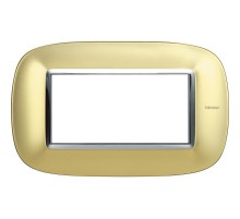 Ax. Рамка 4М Овал. Матовое золото  HB4804OSN  Legrand