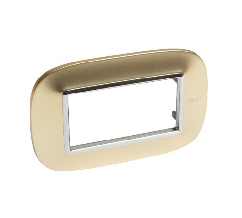 Ax. Рамка 4М Овал. Матовое золото  HB4804OSN  Legrand