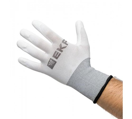 Перчатки рабочие PROFI Touch для чистовых работ (15 класс, 9 размер)  pe15pm-9-exp  EKF