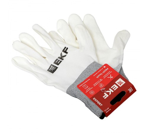Перчатки рабочие PROFI Touch для чистовых работ (15 класс, 9 размер)  pe15pm-9-exp  EKF