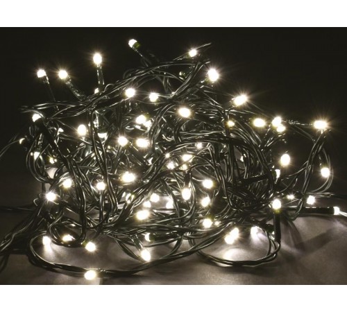 Гирлянда светодиодная нить 10м 100WW IP20 зеленый шнур 230В контр. 8 режимов  LGDB110-1-100-10-G-S-20  IEK