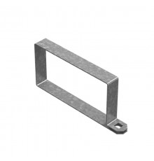 Хомут крышки поясной 400х50, толщ. 1,0 мм, Сендзимир цинк, 073145  ХКП-400х50-1,0-СЦ   Ostec