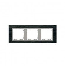 Simon 82 Рамка декоративная, 3 поста, S82 Nature, Камень, сланец-алюминий  82937-63  Simon