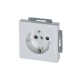 Розетка SCHUKO 16А 250В с защ. Шт., серия solo/future, цвет davos/альпийский белый  2013-0-5372   2CKA002013A5372  ABB