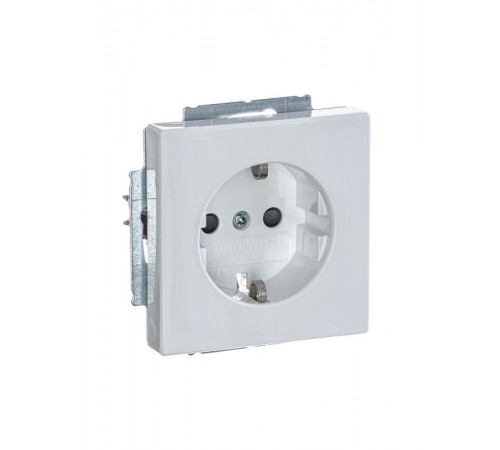 Розетка SCHUKO 16А 250В с защ. Шт., серия solo/future, цвет davos/альпийский белый  2013-0-5372   2CKA002013A5372  ABB