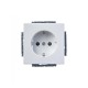 Розетка SCHUKO 16А 250В с защ. Шт., серия solo/future, цвет davos/альпийский белый  2013-0-5372   2CKA002013A5372  ABB