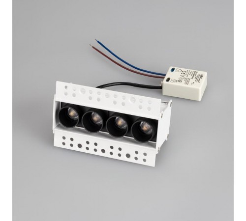 Светильник MS-ORIENT-BUILT-TRIMLESS-TC-S38x127-10W Day4000 (WH-BK, 30 deg, 230V) (Arlight, IP20 Металл, 5 лет)  032224  Arlight