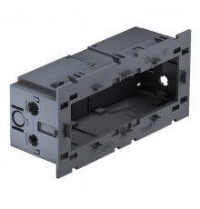 Монтажная коробка тройная Modul45 71GD9-2 160x76x51 мм (полиамид,серый) (71GD9-2)  6288579  OBO Bettermann