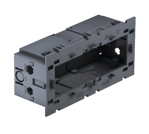 Монтажная коробка тройная Modul45 71GD9-2 160x76x51 мм (полиамид,серый) (71GD9-2)  6288579  OBO Bettermann