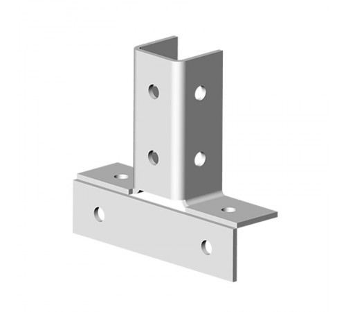 Угловой соединитель 3 профилей 2D, толщ. 4,0 мм, гальван. цинк, 868147  УС-3х2D-4,0-ЭЦ   Ostec