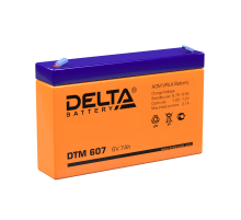 Акумуляторная батарея UPS серии DTM 607 6В/7Ач  DTM 607  DELTA