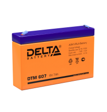 Акумуляторная батарея UPS серии DTM 607 6В/7Ач  DTM 607  DELTA
