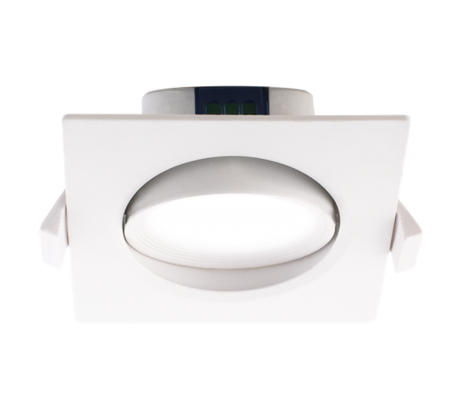 Светильник светодиодный Downlight встраиваемый поворотный PSP-S 9044 7W White 3000K 38° квадр/поворот IP40 белый  .5022812  Jazzway