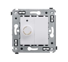 Диммер поворотный в стену, "Avanti", "Белое облако"  4400133  DKC