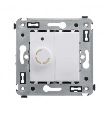 Диммер поворотный в стену, "Avanti", "Белое облако"  4400133  DKC