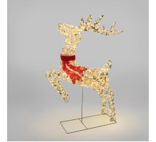 Светодиодная фигура бегущий Олень 88см, цвет свечения теплый белый, питание от трансформатора, IP44  501-375  NEON-NIGHT