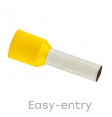 Наконечник штыревой втулочный изолированный НШвИ 6,0-12 (50шт.) EKF PROxima  nhvi-6.0-12  EKF