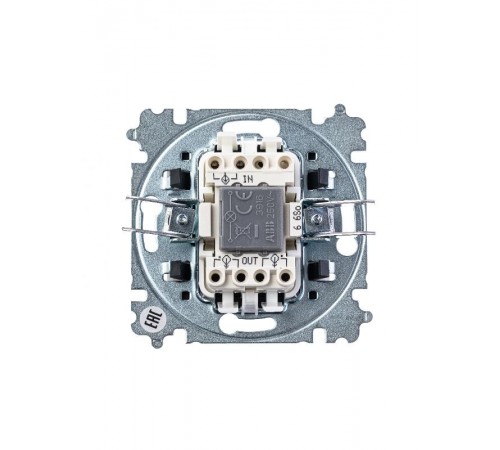 ABB Levit Белый / ледяной Переключатель 1-кл. с подсветкой ориентационная  3559H-A06446 01W  2CHH590646A6001  ABB