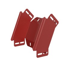 Угол вертикальный внешний 45 градусов Стандарт 200х80 RAL 3000  PR16.5256  Промрукав