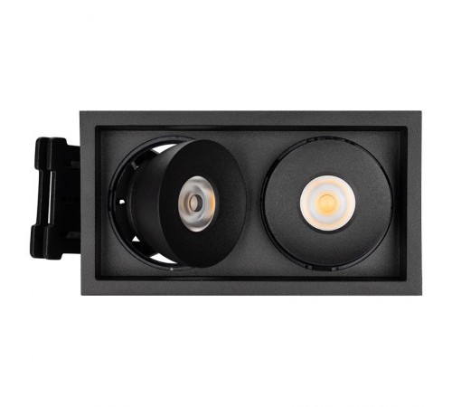 Светильник CL-SIMPLE-S148x80-2x9W Day4000 (BK, 45 deg)  026877  Arlight